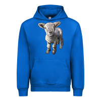 Cobalt southdown baby sheep Urban Hoodie - LillyAllenDesigns