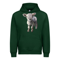 Forest Green southdown baby sheep Urban Hoodie - LillyAllenDesigns