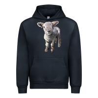 Navy southdown baby sheep Urban Hoodie - LillyAllenDesigns
