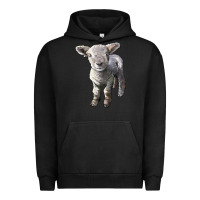 Pigment Black southdown baby sheep Urban Hoodie - LillyAllenDesigns