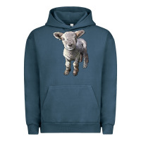 Pigment Midnight Navy southdown baby sheep Urban Hoodie - LillyAllenDesigns