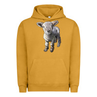 Pigment Peanut Butter southdown baby sheep Urban Hoodie - LillyAllenDesigns