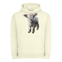 Pigment Pistachio southdown baby sheep Urban Hoodie - LillyAllenDesigns
