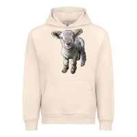 Sandshell southdown baby sheep Urban Hoodie - LillyAllenDesigns
