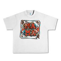Lunar Rock American football mama with leopard Urban Heavy Tee - Zillion Design Studio