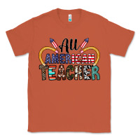 Copper all american teacher Classic Tee - CowhideDigitalArt