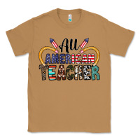 Toasted Coconut all american teacher Classic Tee - CowhideDigitalArt