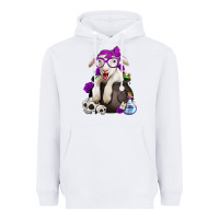 White funny halloween lamb Heavyweight Hoodie - Jasminsmagicworld