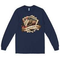 Navy look pretty play dirty Long Sleeve Tee - SublimationCraftShop