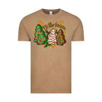 Vintage Coffee tis the season christmas cake Vintage Tee - Zillion Design Studio