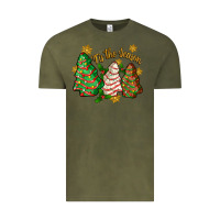 Vintage Olive tis the season christmas cake Vintage Tee - Zillion Design Studio