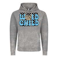Cloud Rock wild child blue skeleton Vintage Hoodie - MaliasSmallBusiness