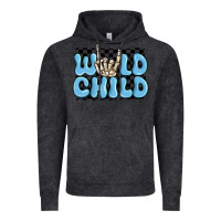 Vintage Black wild child blue skeleton Vintage Hoodie - MaliasSmallBusiness
