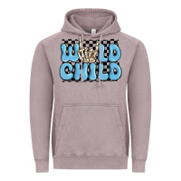 Vintage Zinc wild child blue skeleton Vintage Hoodie - MaliasSmallBusiness