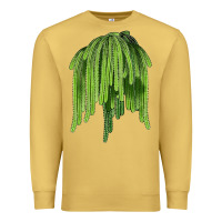 Antique Gold Selenicereus Cactus Premium Sweatshirt - LillyAllenDesigns