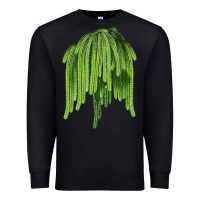 Black Selenicereus Cactus Premium Sweatshirt - LillyAllenDesigns