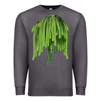 Charcoal Heather Selenicereus Cactus Premium Sweatshirt - LillyAllenDesigns