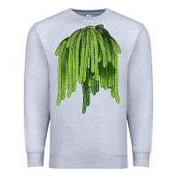 Heather Grey Selenicereus Cactus Premium Sweatshirt - LillyAllenDesigns