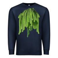Navy Selenicereus Cactus Premium Sweatshirt - LillyAllenDesigns