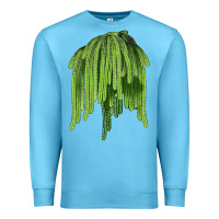 Ocean Blue Selenicereus Cactus Premium Sweatshirt - LillyAllenDesigns