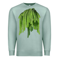 Seafoam Selenicereus Cactus Premium Sweatshirt - LillyAllenDesigns