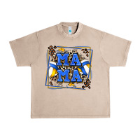 French Oak volleyball mama with leopard Urban Heavy Tee - Zillion Design Studio
