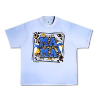 Grape Ice volleyball mama with leopard Urban Heavy Tee - Zillion Design Studio