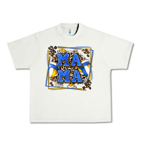 Pistachio volleyball mama with leopard Urban Heavy Tee - Zillion Design Studio