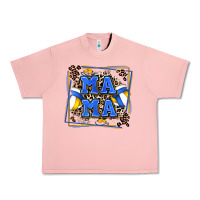 Salmon volleyball mama with leopard Urban Heavy Tee - Zillion Design Studio