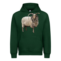 Forest Green navajo churro sheep Urban Hoodie - LillyAllenDesigns