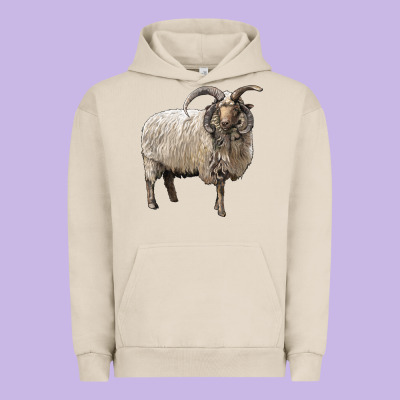 Navajo Churro Sheep Urban Hoodie Designed By Lillyallendesigns