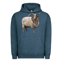 Pigment Midnight Navy navajo churro sheep Urban Hoodie - LillyAllenDesigns