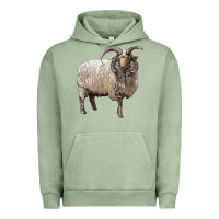 Pigment Oil Green navajo churro sheep Urban Hoodie - LillyAllenDesigns