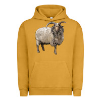 Pigment Peanut Butter navajo churro sheep Urban Hoodie - LillyAllenDesigns
