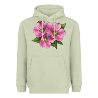 Matcha Wild Prairie Rose Illustrations Heavyweight Hoodie - LillyAllenDesigns