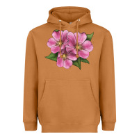 Meerkat Wild Prairie Rose Illustrations Heavyweight Hoodie - LillyAllenDesigns