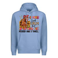 Colony Blue i may look calm but in my head i've pecked you Premium Hoodie - MaliasSmallBusiness