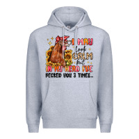 Heather Grey i may look calm but in my head i've pecked you Premium Hoodie - MaliasSmallBusiness