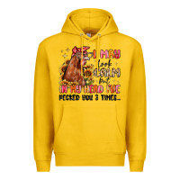 Lemon i may look calm but in my head i've pecked you Premium Hoodie - MaliasSmallBusiness