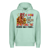 Seafoam i may look calm but in my head i've pecked you Premium Hoodie - MaliasSmallBusiness