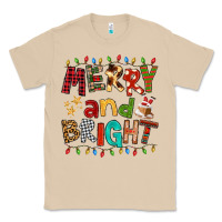 Mushroom Merry And Bright Classic Tee - FaDigitalArtStudio