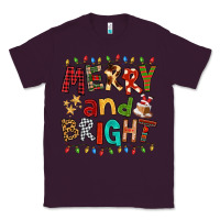Plum Merry And Bright Classic Tee - FaDigitalArtStudio