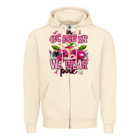Sandshell in october we wear pink teachers Zipper Hoodie - AdoDesignShop