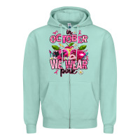 In October We Wear Pink Teachers Zipper Hoodie | Teevron