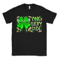 Black one lucky dude Classic Tee - RacoonDesign