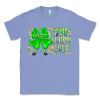 Colony Blue one lucky dude Classic Tee - RacoonDesign