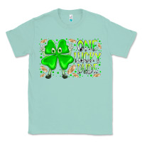 Seafoam one lucky dude Classic Tee - RacoonDesign