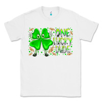 White one lucky dude Classic Tee - RacoonDesign