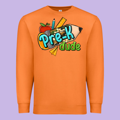 Pre K Dude Premium Sweatshirt Designed By Jasminsmagicworld
