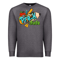 Charcoal Heather pre k dude Premium Sweatshirt - Jasminsmagicworld